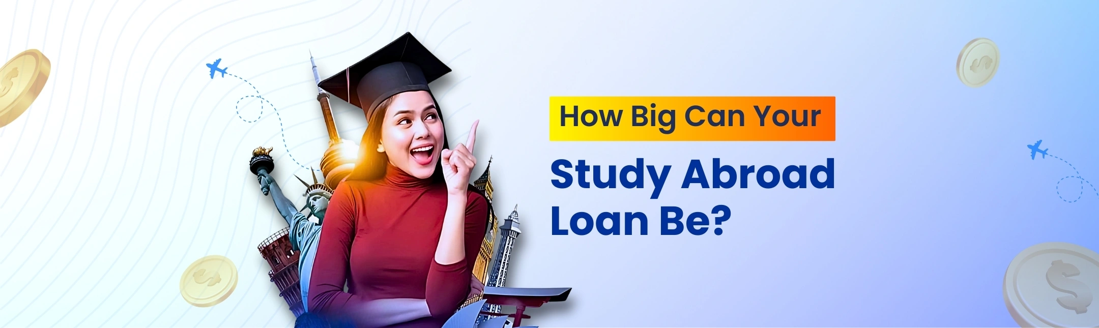 Study abroad loan amount factors hero image