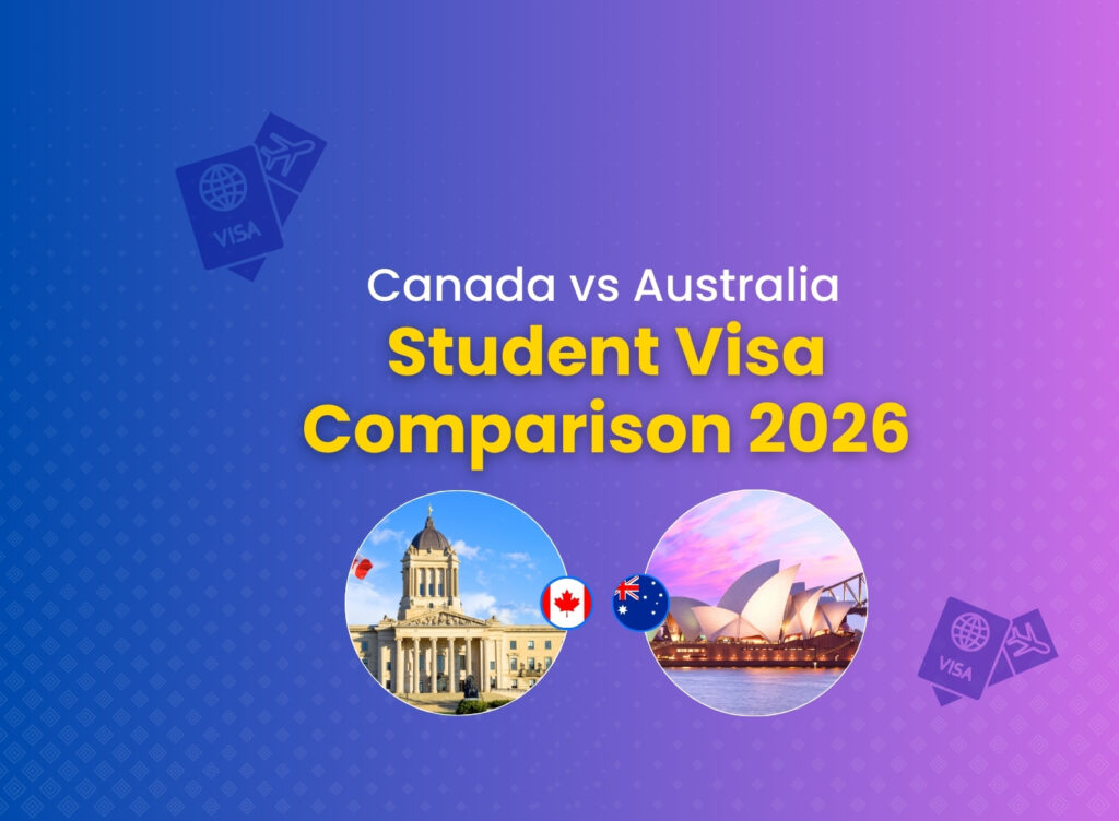 Canada vs australia student visa featured imagee