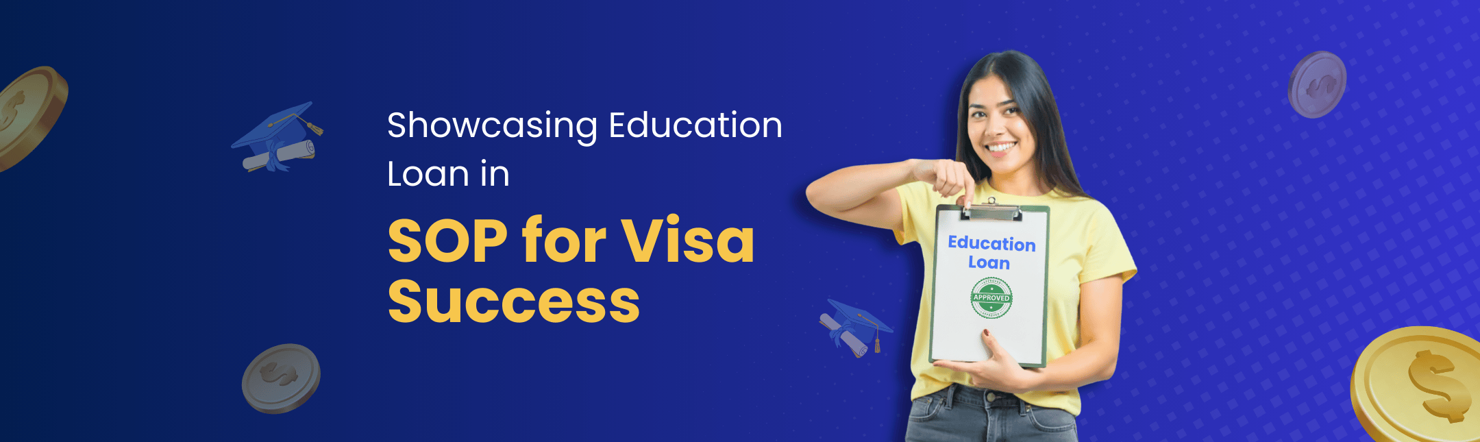 Education loan in sop visa hero image