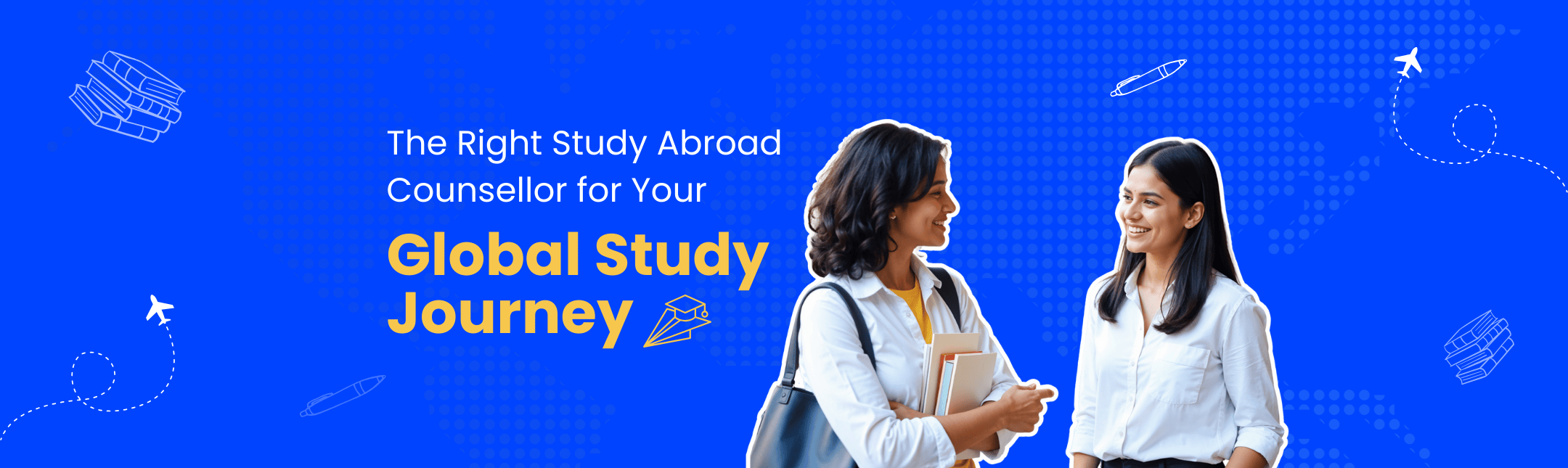 Study abroad counsellor hero image