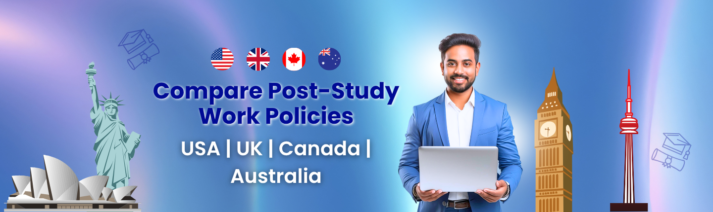 Post‑study work policy comparison usa uk canada australia hero image