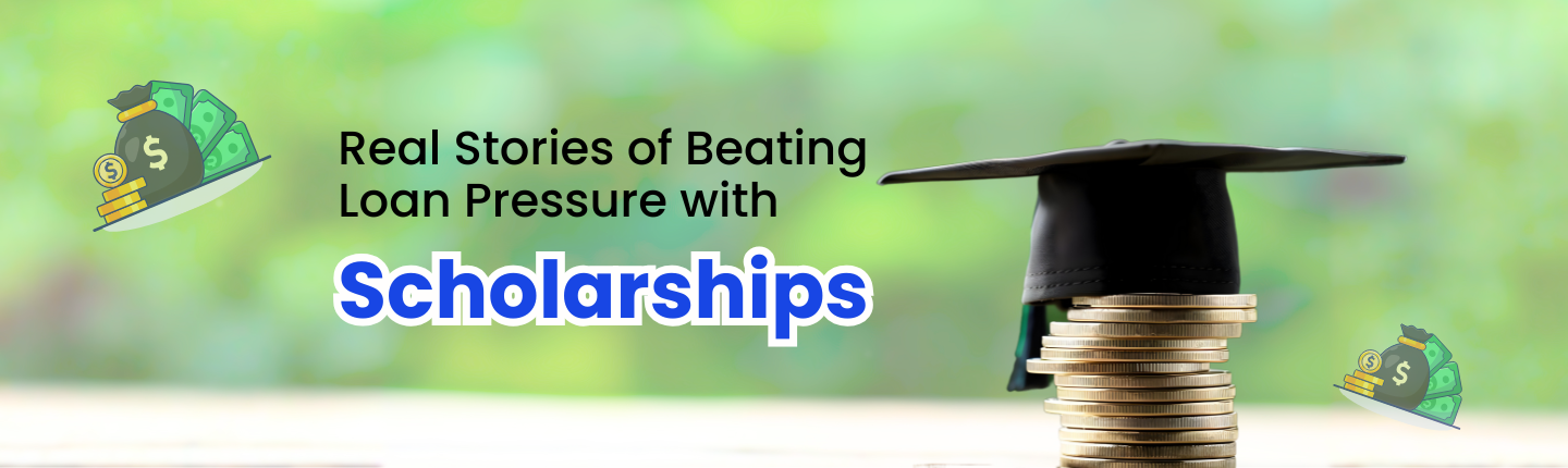 Real stories students reduced loan through scholarships hero image