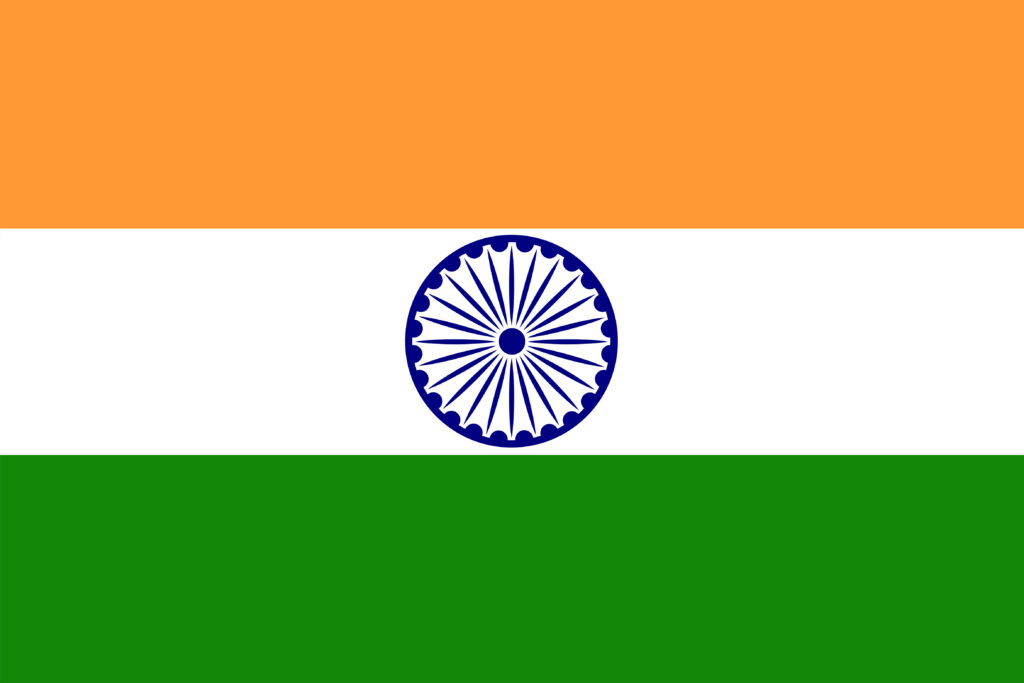 Art india independence day with flag